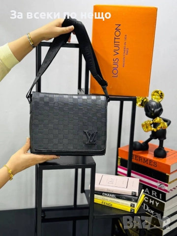 Louis Vuitton Мъжка Чанта За През Рамо Луис Витон - Налични Различни Цветове Код E895, снимка 8 - Чанти - 51864703