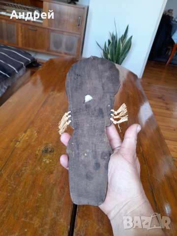 Стара дървена фигура за стена #2, снимка 3 - Други ценни предмети - 40208077