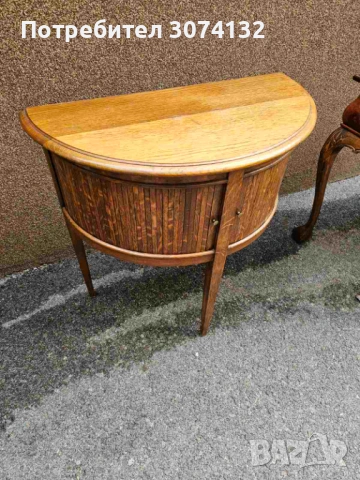 Английска конзола с плъзгащи вратички, снимка 4 - Шкафове - 53500110