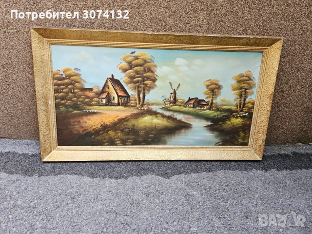 Картина маслени бои върху платно