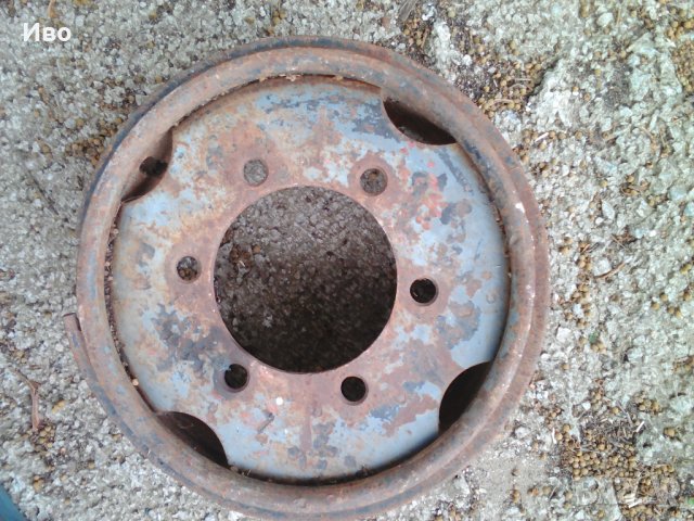 Стоманени джанти за Всякакви Бусове от 12" до 16цола, Единични и Двойни задни гуми. , снимка 10 - Гуми и джанти - 27588660