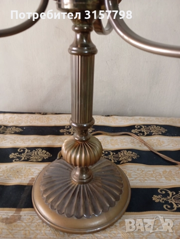 Винтидж настолна лампа, снимка 2 - Настолни лампи - 51878703