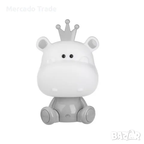 Декоративна детска нощна лампа Mercado Trade, Хипопотам, снимка 3 - Детски нощни лампи - 48023318