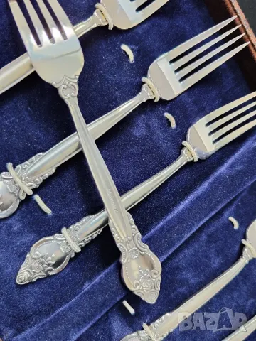 Винтидж сет от 6 броя вилици,
Руски прибори, красиви орнаменти 
, снимка 9 - Антикварни и старинни предмети - 48304006