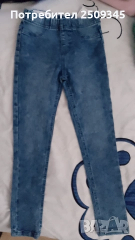 Дънкови панталонки Нови!128см, снимка 3 - Детски панталони и дънки - 53161962