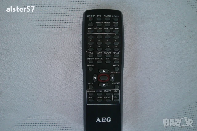 Дистанционно AEG за домашно кино и ДВД, снимка 3 - Дистанционни - 50533763