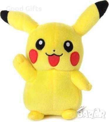 Плюшена играчка Pikachu Pokemon, Жълт, 30 см, снимка 3 - Плюшени играчки - 42934273