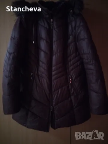 Топло зимно яке - бордо и (тънко яке - черно)