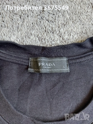 Мъжка тениска Prada - размер L, снимка 3 - Тениски - 52293012
