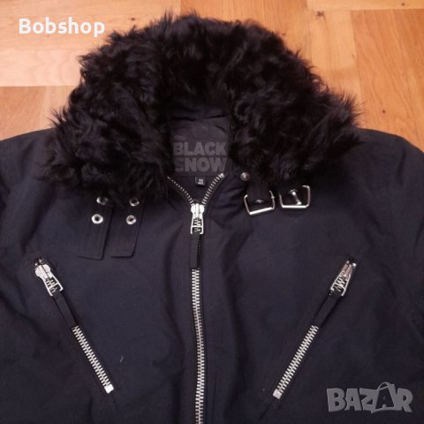 Мъжко пухено ски яке SOS BLACK SNOW , снимка 2 - Якета - 38464294