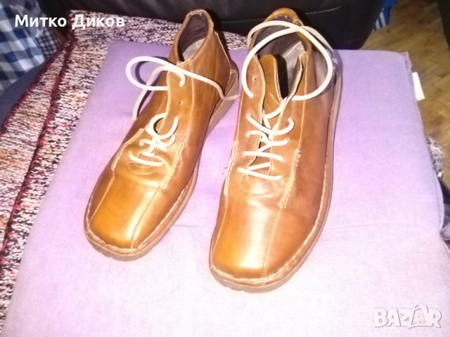 Обувки женски боти Bata естествена кожа подметка вибрам №39 стелка 25см, снимка 1 - Дамски боти - 43050242
