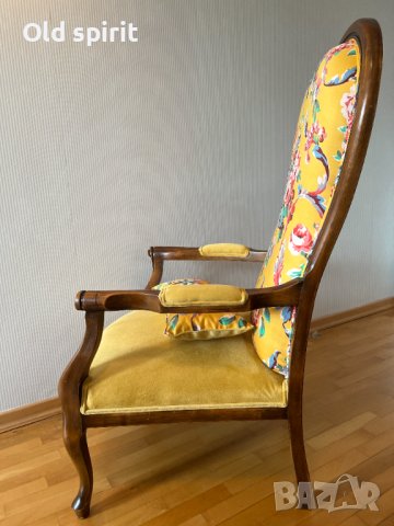 Антикварно кресло ТРАВИАТА, модел „Волтер“, снимка 6 - Антикварни и старинни предмети - 43355956