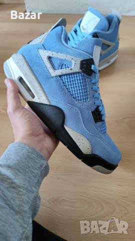 Nike Air Jordan 4 Retro University Blue UNC Кецове Маратонки Размер 42 Номер 26.5см Sneakers Shoes 