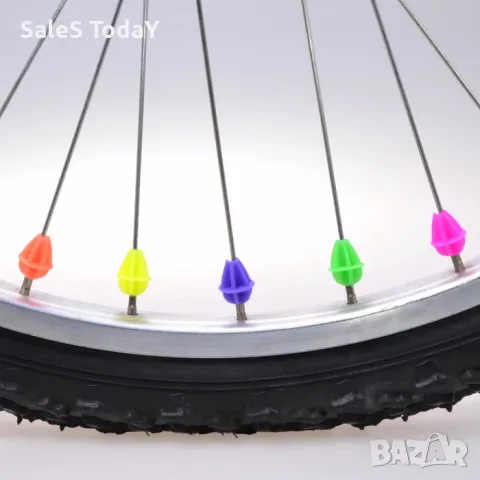 Декорация за спици на колело, Рефлектори за вело Спици, 24 бр, снимка 4 - Аксесоари за велосипеди - 49747496