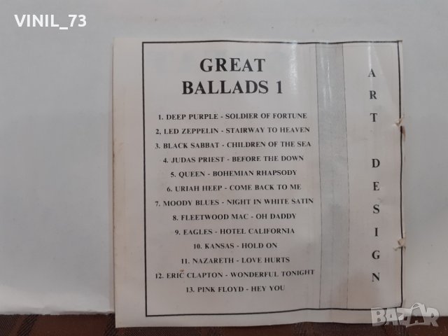 GREAT BALLADS 1, снимка 4 - Аудио касети - 32223833