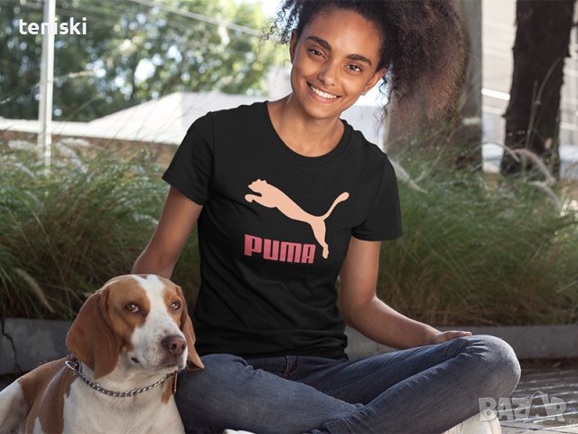  Дамска тениска Puma принт Модели и размери , снимка 4 - Тениски - 28605443