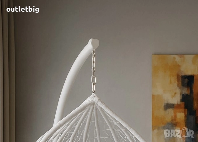 Градинска висяща люлка тип гнездо,яйце–Промоция!, снимка 2 - Градински мебели, декорация  - 52302165