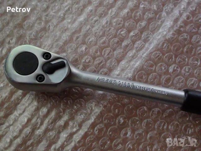 HAZET 916 SP - MADE IN GERMANY - 1/2" ЧИСТО НОВА Profi Тресчотка !! Немско Индустриално Качество !!!, снимка 6 - Гедорета - 48313407