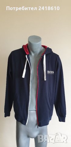 Hugo Boss Cotton Authentic Jacket Mens Size S ОРИГИНАЛ! Суичер с цял Цип!, снимка 9 - Спортни дрехи, екипи - 33069652