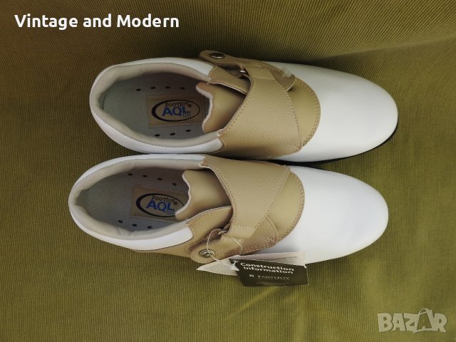 Дамски кожени голф обувки FootJoy номер 38, НОВИ с етикет, снимка 2 - Голф - 40219750