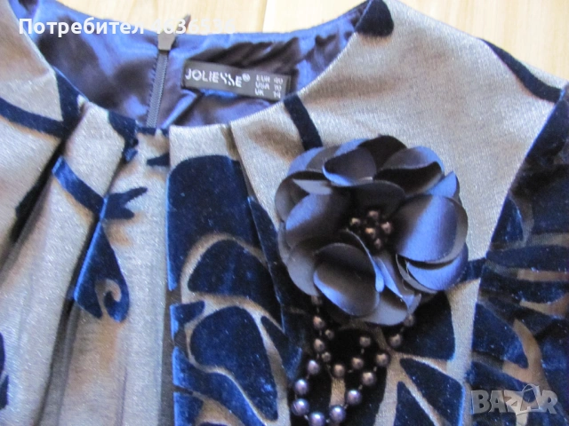 Дамска рокля JOLIESSE , No40 , UK14, снимка 2 - Рокли - 53438248