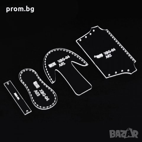 акрилен шаблон за шиене на обувка ключодържател, буйки, снимка 10 - Други инструменти - 32606790