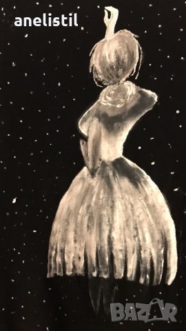 Ръчно рисувана блуза, снимка 3 - Тениски - 28802579