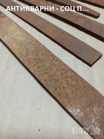 Комплект Соц Стари Калени Пили. , снимка 4 - Антикварни и старинни предмети - 52818233