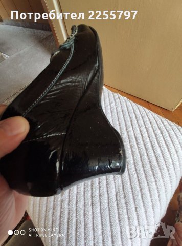 Лачени мокасини FLEXVITA номер  37, снимка 4 - Дамски ежедневни обувки - 28839443