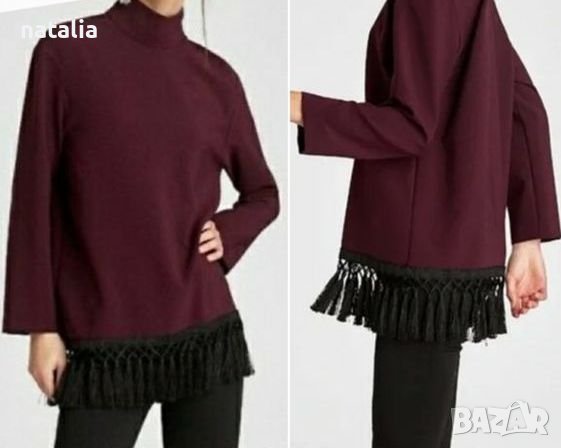 Дамска туника с високо деколте Zara , снимка 1