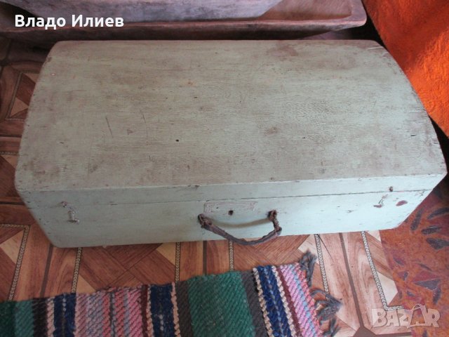 Куфар старинен, снимка 3 - Антикварни и старинни предмети - 32510921
