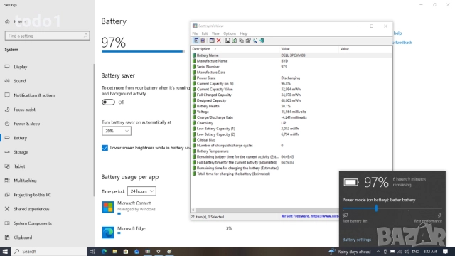 Dell Latitude 5411 FHD IPS I7-10850H/512GB/16GB/NVIDIA MX250 2GB/4G модем, снимка 10 - Лаптопи за работа - 52583121