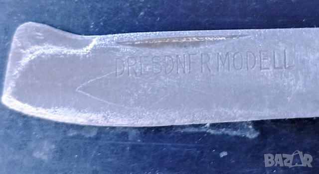 Стар нож DRESDNER MODELL, снимка 3 - Антикварни и старинни предмети - 51765855