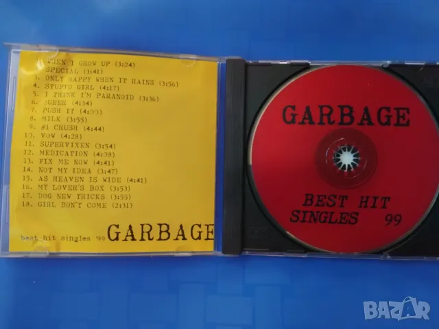 Garbage – Best Hit Singles '99  матричен диск музика, снимка 2 - CD дискове - 47682896