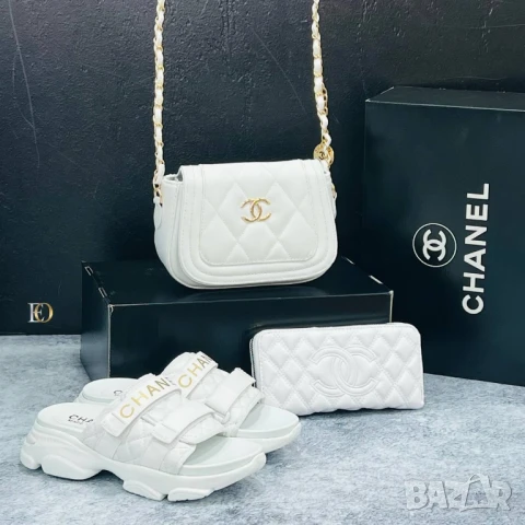 чехли на платформа chanel , снимка 8 - Чехли - 50999987