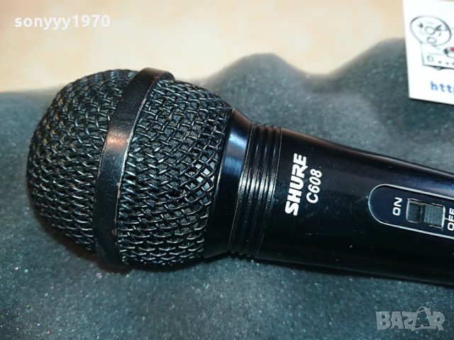 shure c608 profi microphone, снимка 2 - Микрофони - 28588701