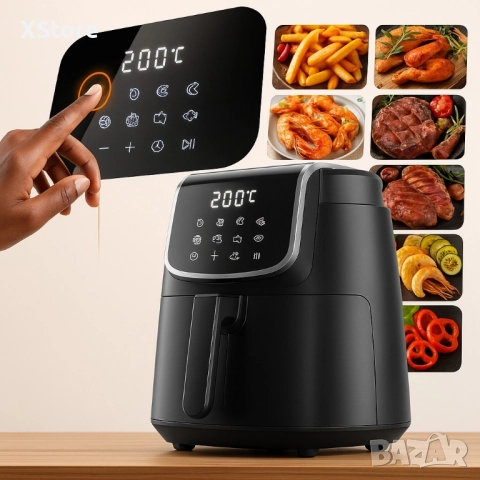 Фритюрник с горещ въздух Midea InnerChef Crispy – MF-CN40C2, снимка 6 - Фритюрници - 52430244