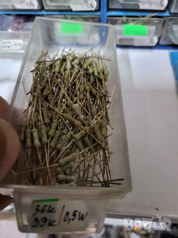 Български резистор, съпротивление - 36 килоома 0,5 вата