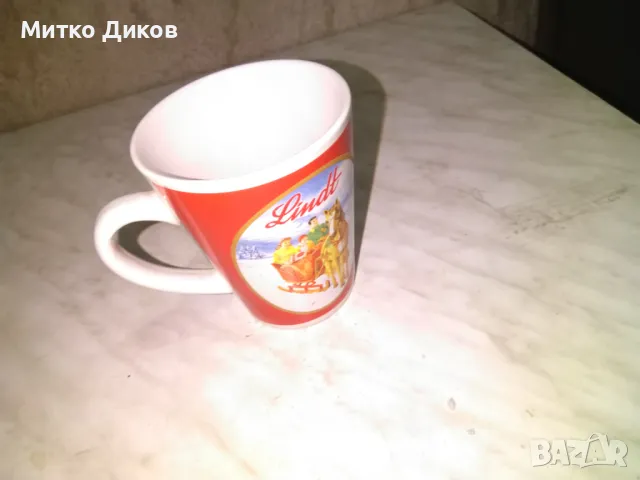 Линдт 2004-2005 чаша 500млл лимитирана серия порцелан като нова, снимка 4 - Чаши - 49227727