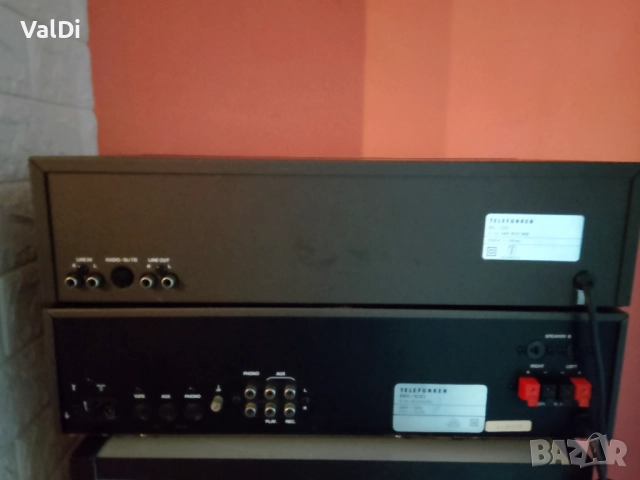 Silver Vintage Telefunken , снимка 5 - Ресийвъри, усилватели, смесителни пултове - 52301558