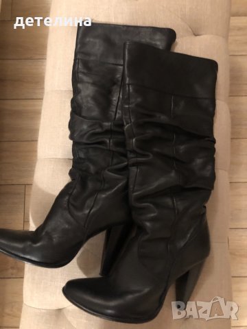 Дамски ботуши от естествена кожа, снимка 2 - Дамски ботуши - 35327042