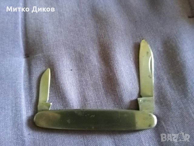 Ножче немско Ростфрай винтидж от 70-те години две части 80х53мм без луфт, снимка 2 - Колекции - 32973517