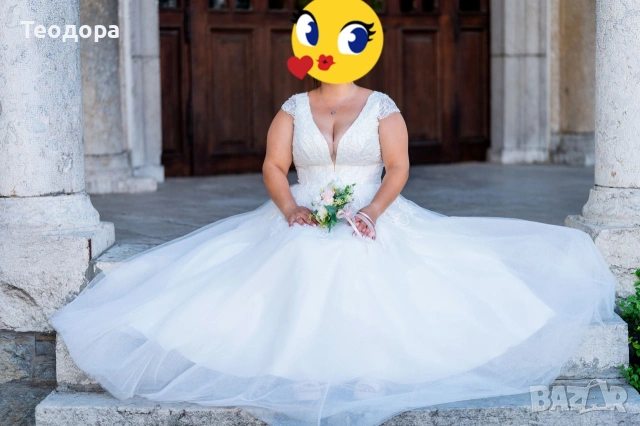 СВАТБЕНА РОКЛЯ, снимка 3 - Сватбени рокли - 53401758