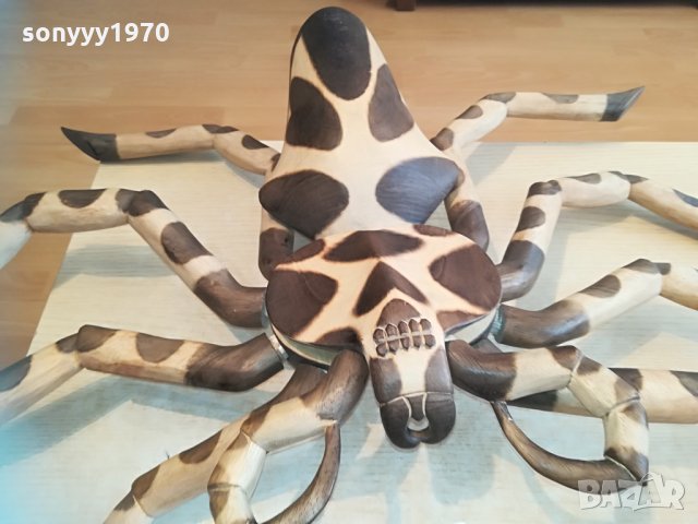 ОГРОМЕН ДЪРВЕН РАК С 8 КРАКА 90Х70СМ 1404211815, снимка 9 - Антикварни и старинни предмети - 32549316