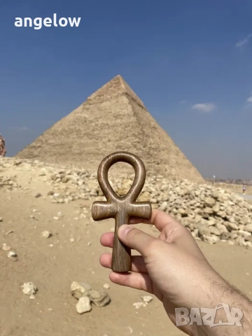 Египетски кръст Анкх, снимка 5 - Колиета, медальони, синджири - 52505591