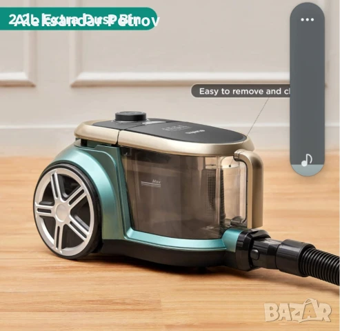 прахосмукачка Eureka Cyclone Series, модел V1BC01A-80. , снимка 4 - Прахосмукачки - 50836214