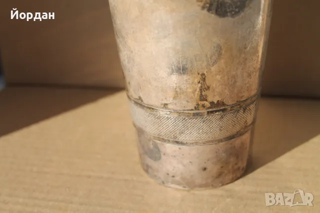 Посребрен шейкър за коктейли, снимка 4 - Антикварни и старинни предмети - 47594014