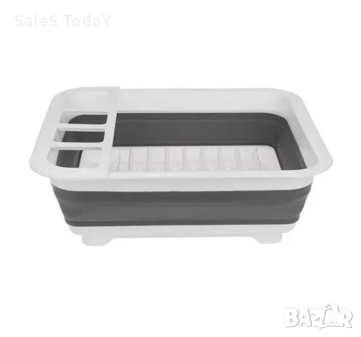 Сушилник за чинии/ съдове/ чаши, сгъваем, 36см, снимка 3 - Сушилници - 49347314