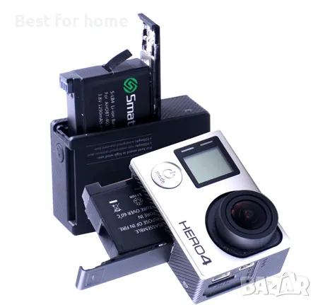 Комплект батерии и мултифункционално зарядно за GoPro Hero4, снимка 6 - Други - 48347857