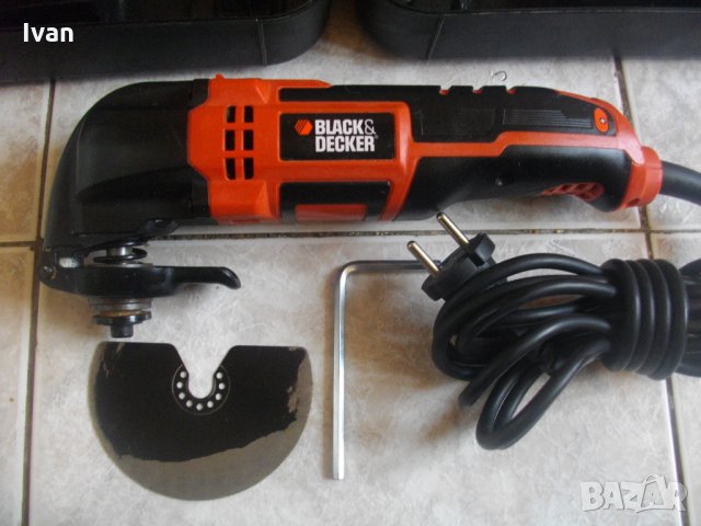 250 Вата-Black Decker MT250-Реноватор-Мулти Инструмент-Отличен-Блек Декер